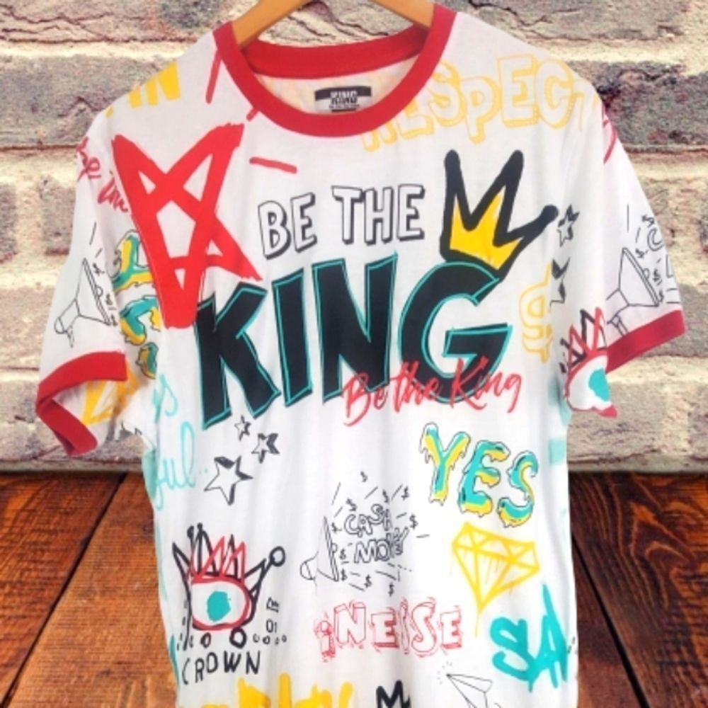 "King" / Men's Graphitti Tee-shirt